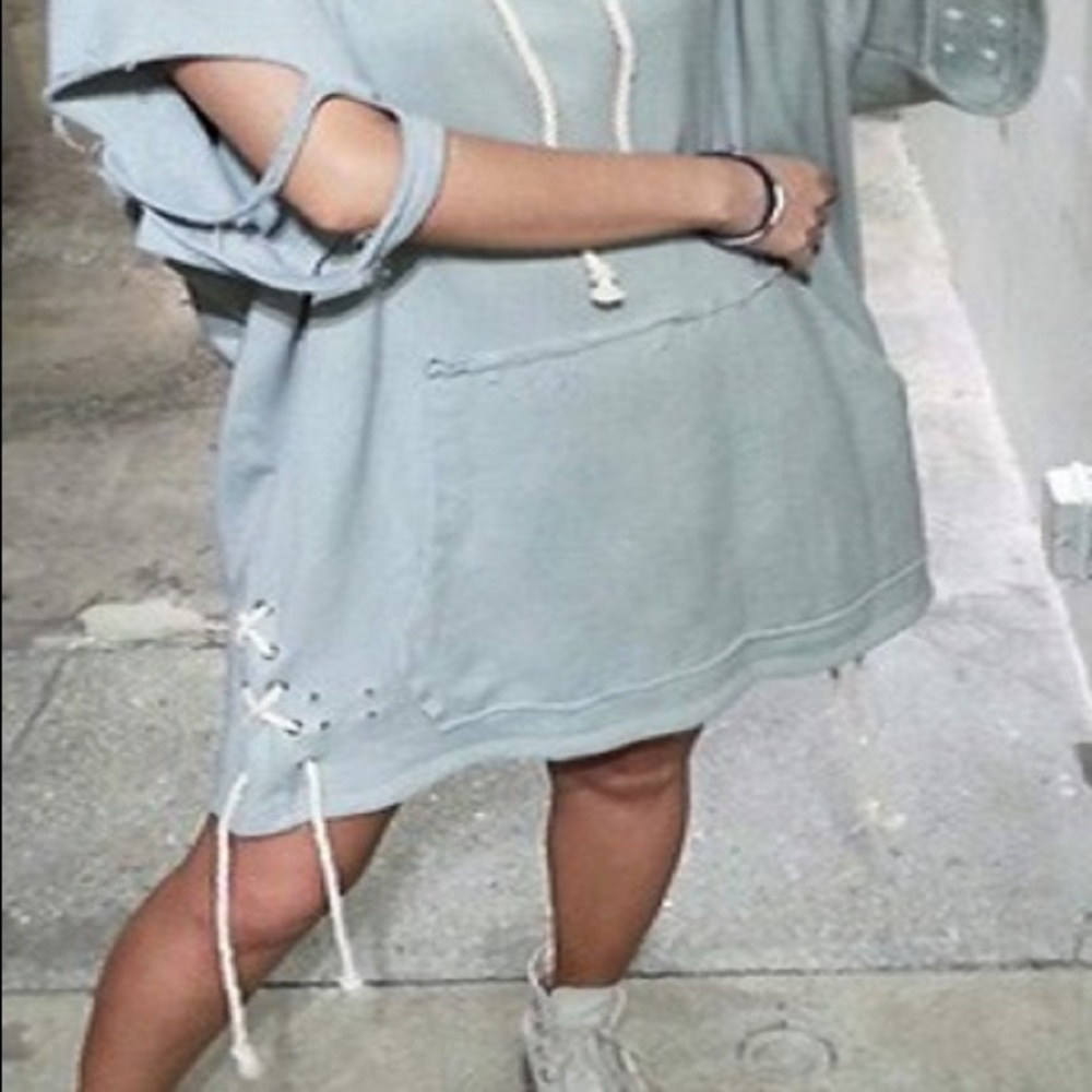 Over-sized hoodie dress - side - Picture 4 of 6